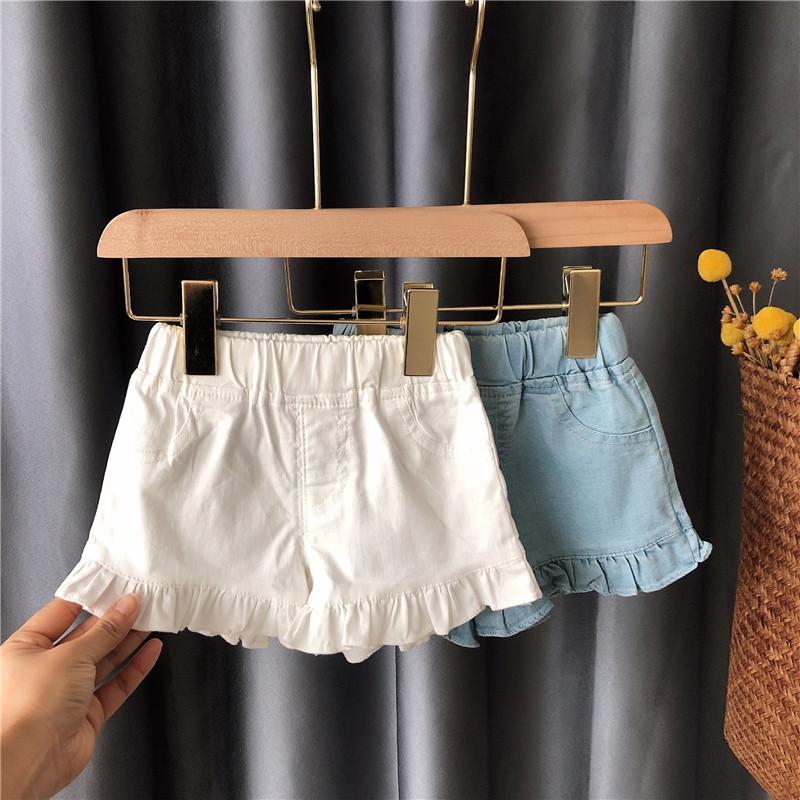 Quần Short Jean Mỏng Thời Trang Mùa Hè Cho Bé Gái