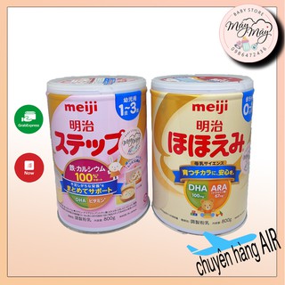 Sữa Meiji nội địa Nhật dạng thanh và dạng lon 800g
