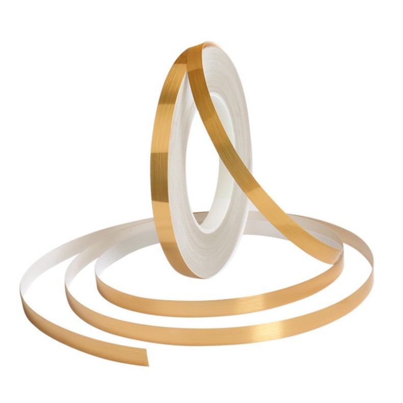 Cuộn chỉ dán viền trang trí MÀU VÀNG ĐỒNG dài 50m
