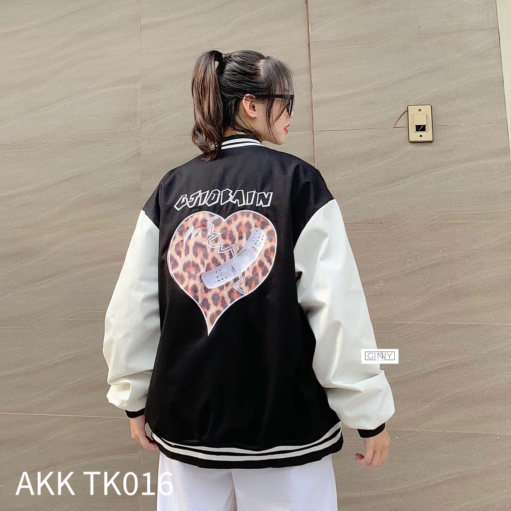 Áo Khoác Kaki Varsity GJIOBAIN Ngầu Năng Động UniSex Hàng Quảng Đông | HotTrend | Thời Trang Xu Hướng | GinHouseShop