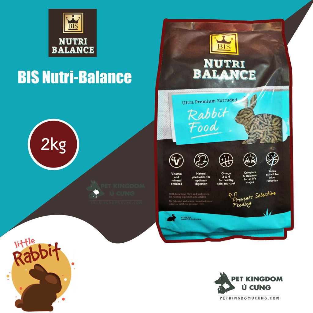 Nén Nutri Balance Bis 2kg thức ăn cho thỏ thumbnail