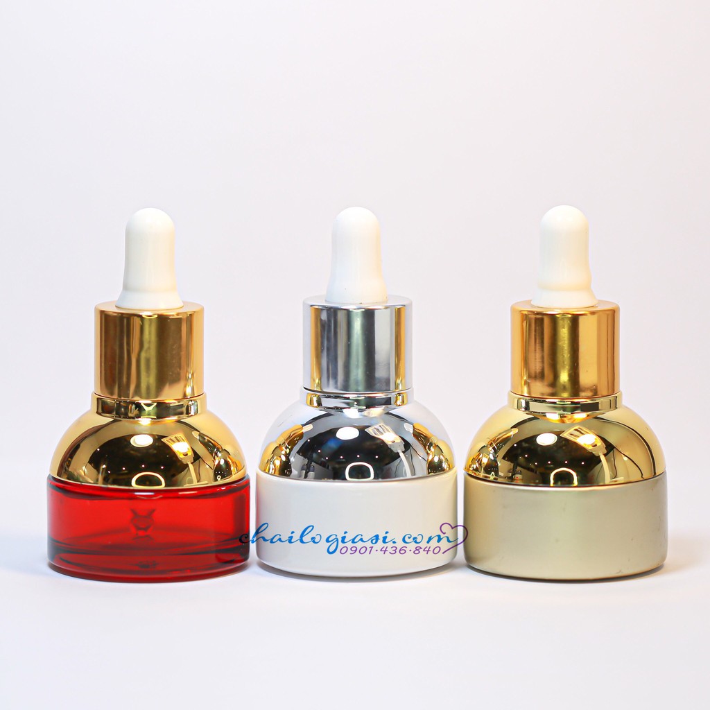 VỎ CHAI SERUM BẦU 20ML CAO CẤP