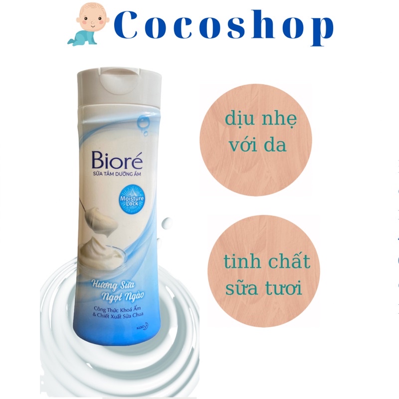 Sữa tắm dưỡng ẩm mịn da Biore 200g