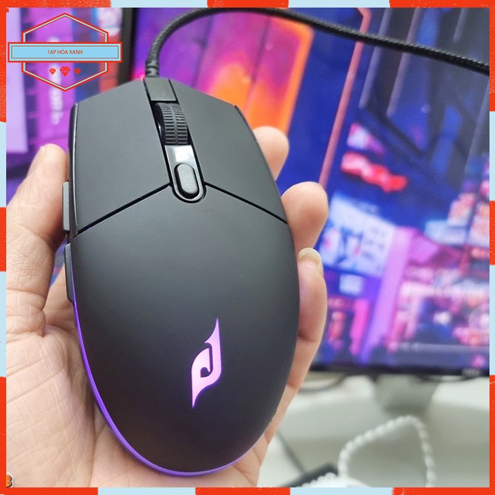 Chuột Máy Tính Có Dây E-Dra EM6102 Led RGB Chuyên Game Chuột Vi Tính LapTop Pc Gaming