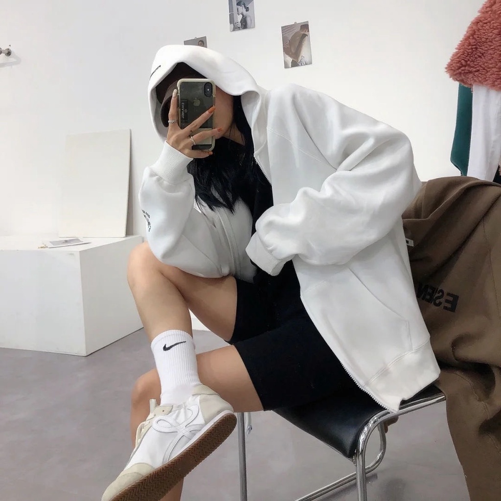 Áo khoác hoodie ESSENTIAL cực xinh lot bông dày dặn | BigBuy360 - bigbuy360.vn