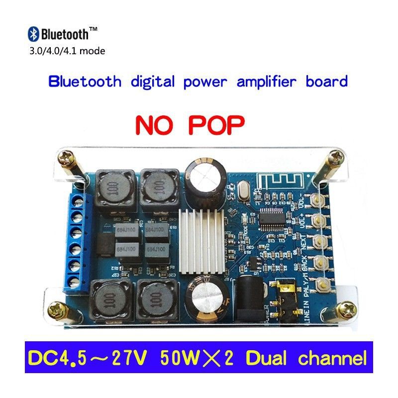 mạch loa bluetooth 50w x2 xy502b