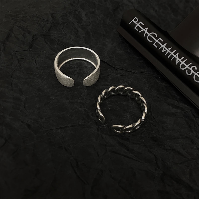 Nhẫn Kiểu Tối Màu 2210026 Nhẫn Thời Trang Phong Cách Retro