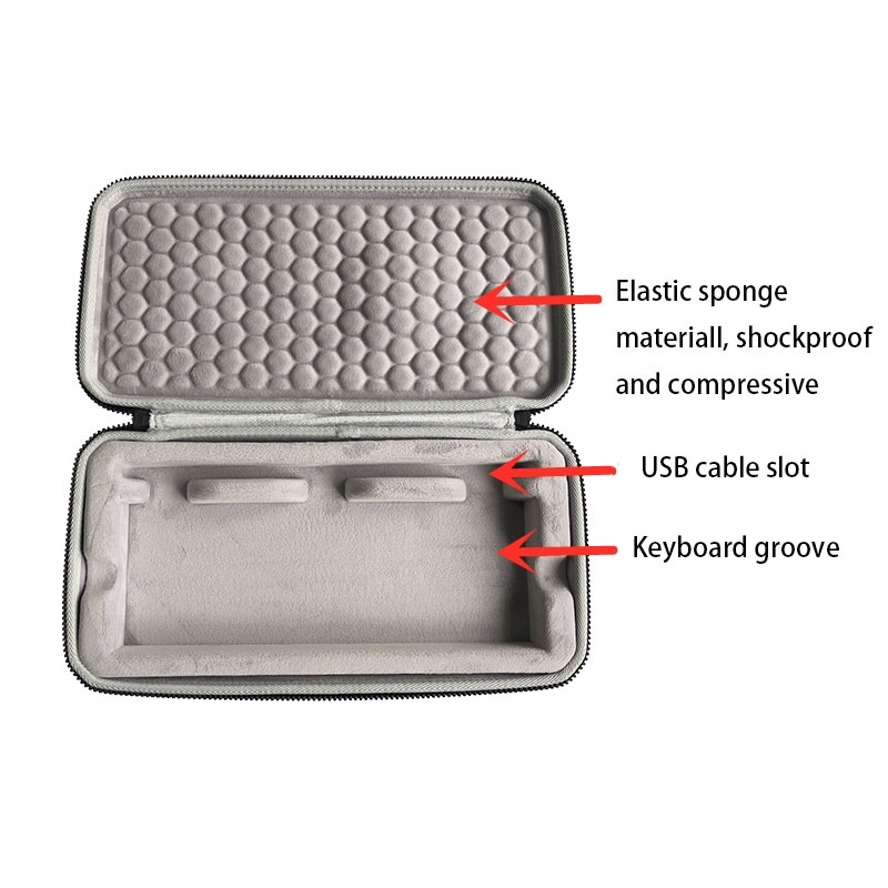 Hộp Đựng Bàn Phím Cơ KBDfans HHKB 75% Chống Bụi