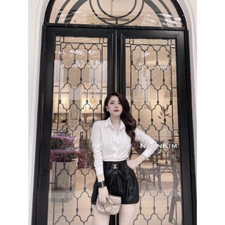Áo sơ mi trắng dài tay siêu xinh