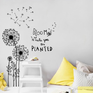 Decal dán tường bồ công anh trong gió Zooyoo