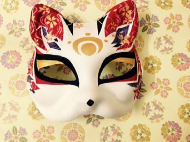 Mặt nạ mèo Kitsune 1/2 - 21 áo Furisode