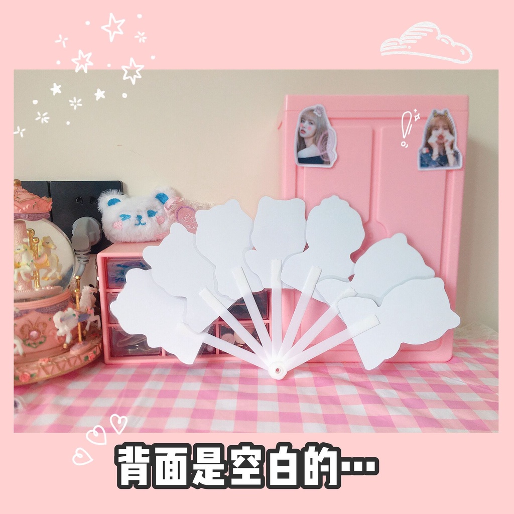 Quạt cầm tay họa tiết Cha Eunwoo dành cho người hâm mộ