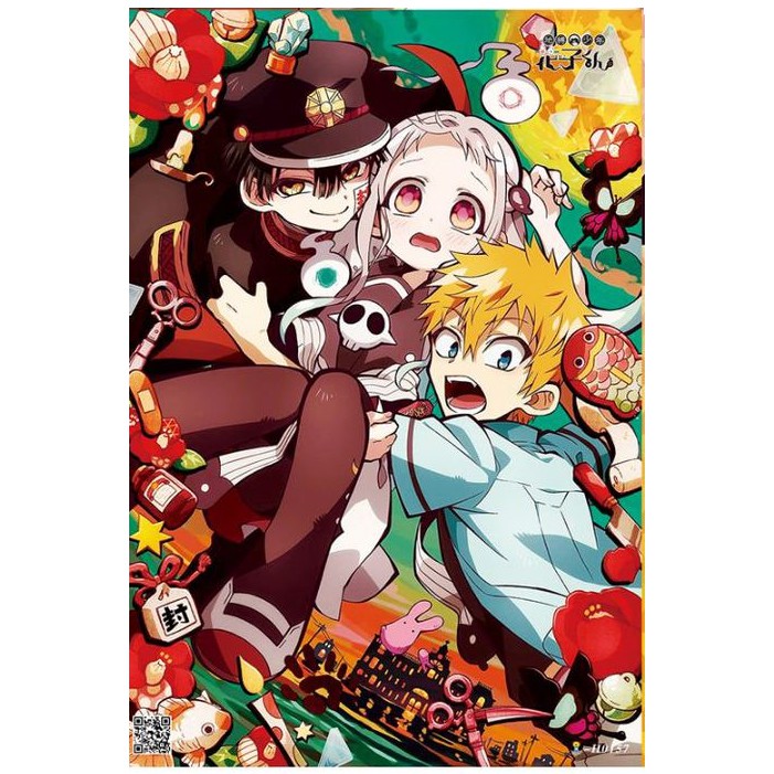 [Giấy Xịn] Set 8 tấm tranh poster A3 Hanako Kun anime siêu chất