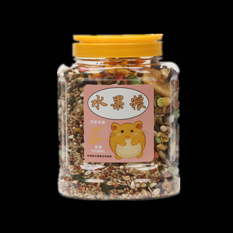 Hamster Food Thùng trái cây và rau hạt Nguồn cung cấp Golden Silk Bear Food Feed Main Food Gói thực phẩm ngũ cốc thực ph