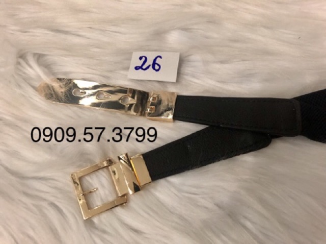 Thắt lưng cổ điển bản 3cm