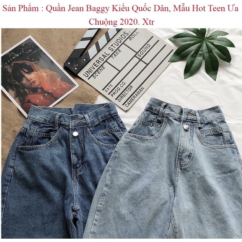 Quần Jean Baggy Kiểu Quốc Dân, Mẫu Hot Teen Ưa Chuộng 2020.