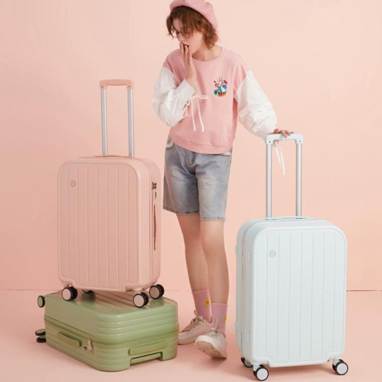 Vali kéo du lịch Quảng Châu nhựa dẻo ABS, Chống va đập, khóa số an toàn (size 20 + 24 inch) - ValiCompany