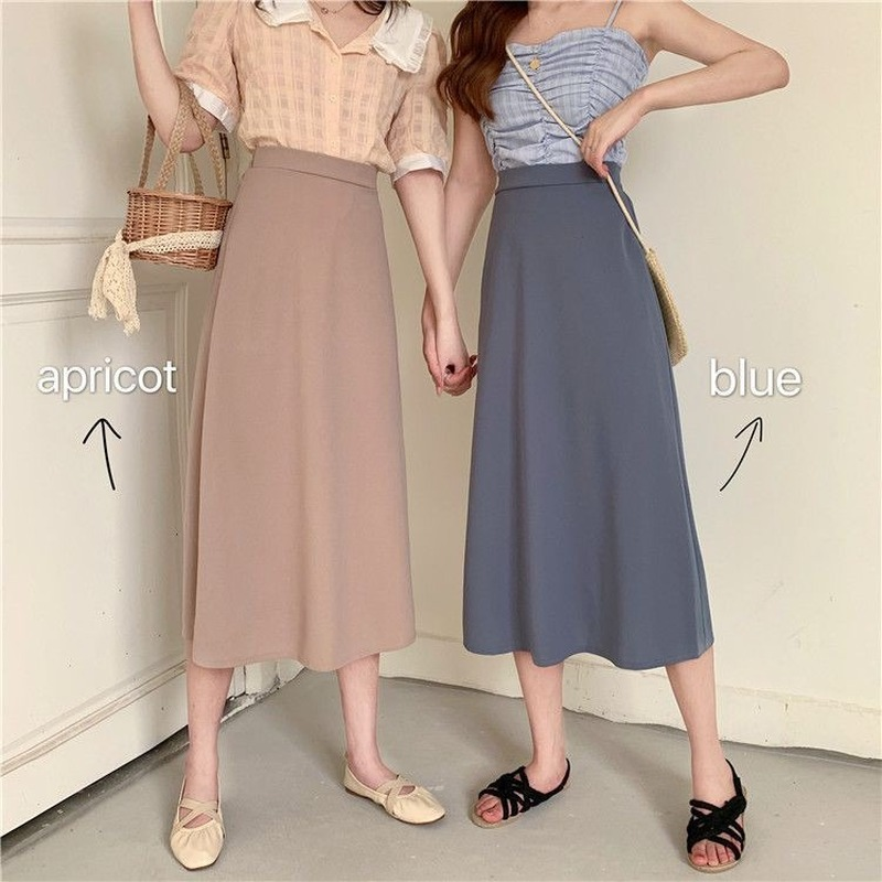 Chân váy GENAISHA 0331 dáng chữ A cạp cao đơn giản thời trang