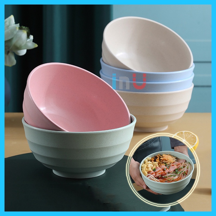 [Siêu to 19.5cm] Tô lúa mì thiên nhiên size đại 19.5cm hàng dày hơn 5mm, tô dùng ăn phở, bún, hủ tiếu, canh cho gia đình