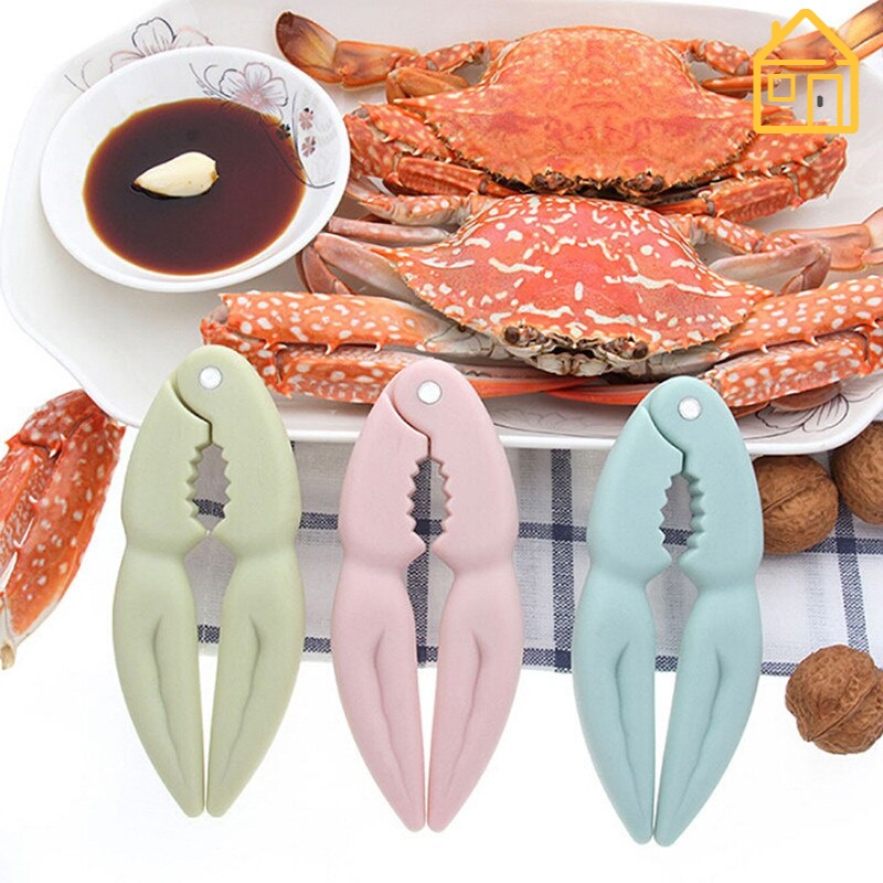 Kẹp tách vỏ hạt óc chó/ càng cua bốn màu tiện lợi dành cho nhà bếp