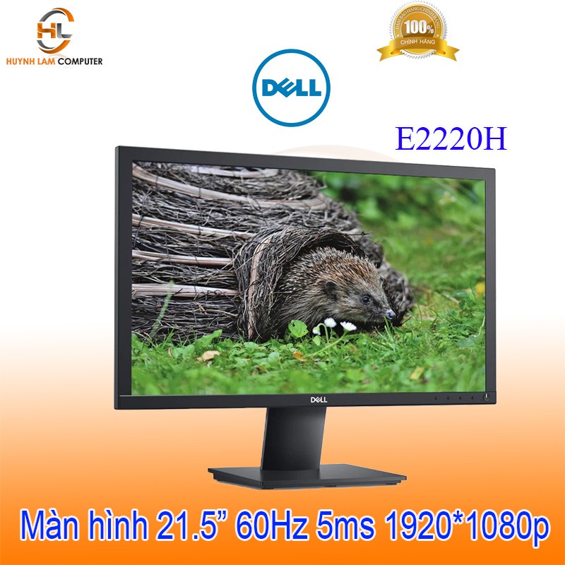 Màn hình máy tính 21.5inch LCD Dell E2220H (1920*1080p/TN/60Hz/5 ms) - Hãng phân phối