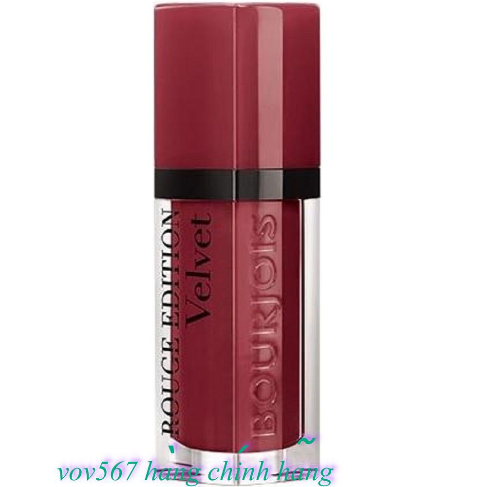 Son Kem Màu 24 Nâu Đỏ Huyền Bí Bourjois Rouge Edition Velvet Chính Hãng.