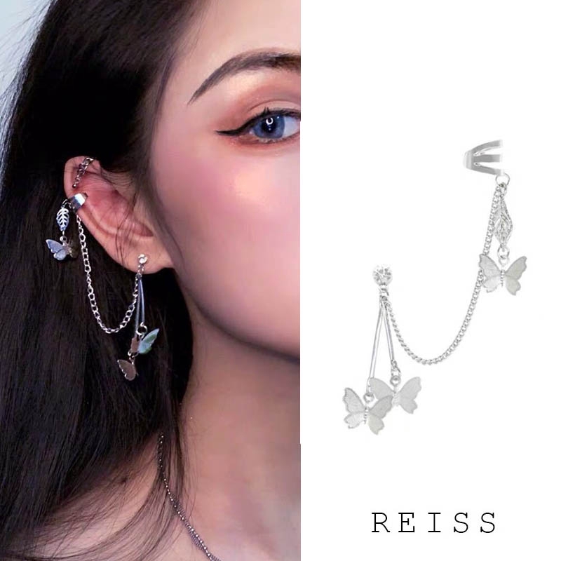 Khuyên Tai Dây Bướm Phong Cách Hàn Quốc Dành Cho Nữ