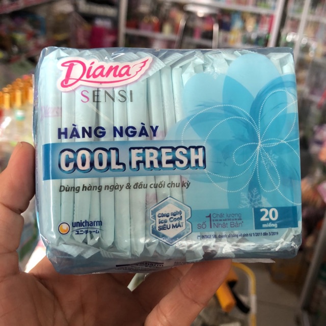 Băng Vệ Sinh Diana hàng ngày Sensi Cool Fresh