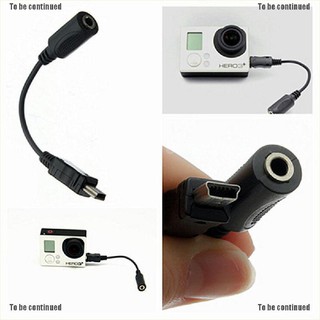 [Ready Stock] Cáp Chuyển Đổi Từ Cổng Mini Usb Sang Cổng 3.5mm Cho Gopro Hero 3 3 + Camera