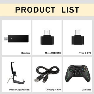 🔥Xbox PC/PS3/PS4/Mobile Android🔥 Gamepad khônd dây wireless + OTG cho máy tính - điện thoại Android - PS3