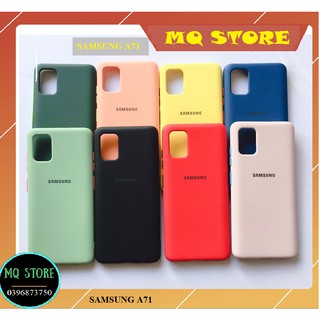 SAMSUNG A71 ỐP SILICONS CHỐNG BẪN NÚT MÀU( HÀNG ĐẸP)