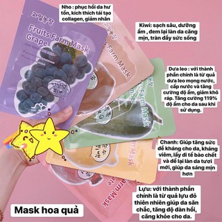MẶT NẠ HOA QUẢ RAINBOW FRUIT FARM MASK