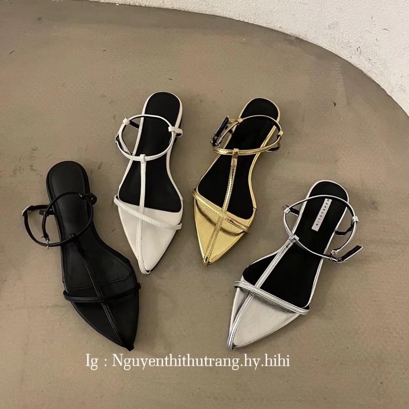 Sandal Chang hý day quai mảnh mũi nhọn❣️