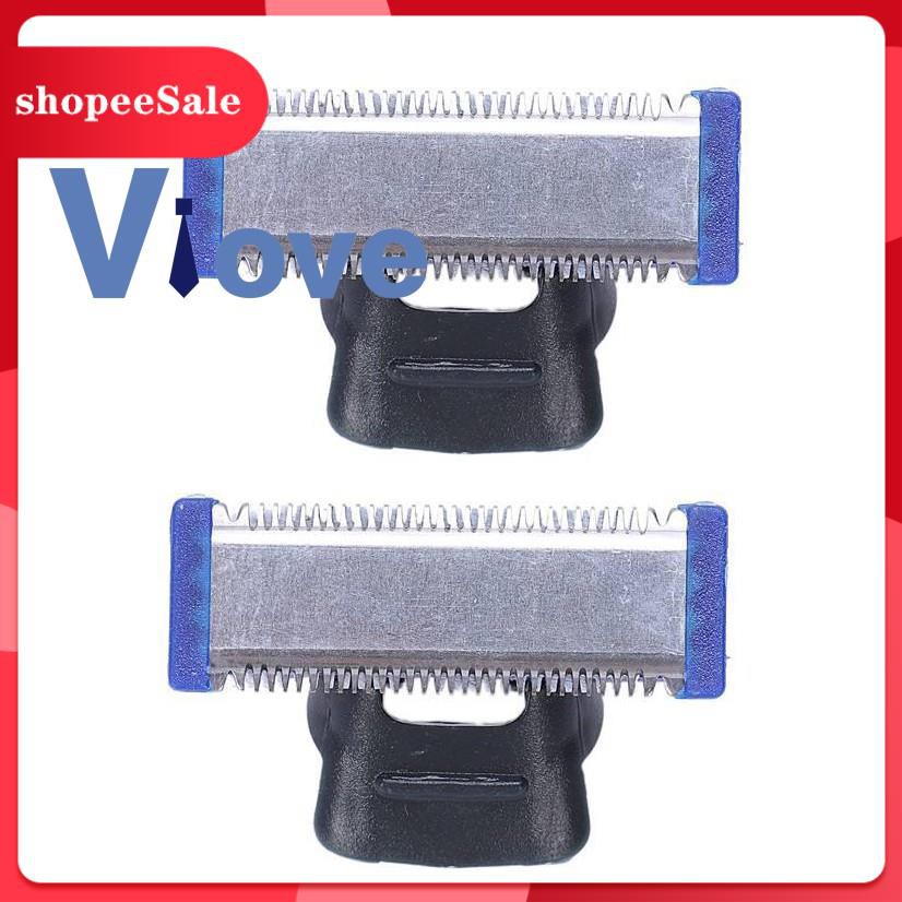 (Hàng Mới Về) Set 2 Đầu Thay Thế Cho Máy Cạo Râu Micro Touch Solo