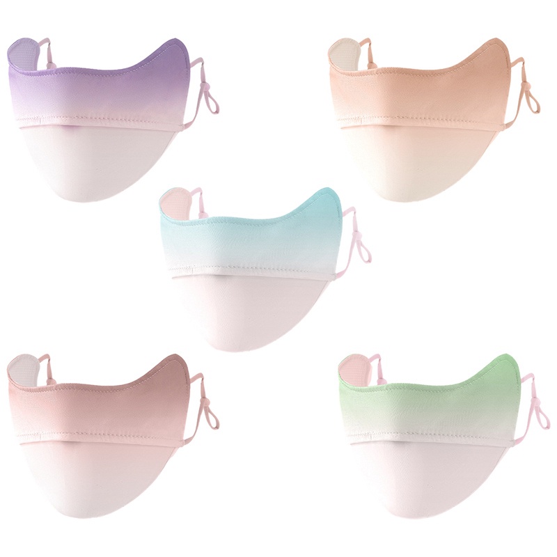 Mặt Nạ Chống Nắng Chống Bụi Chống Tia Cực Tím Màu Sắc Gradient
