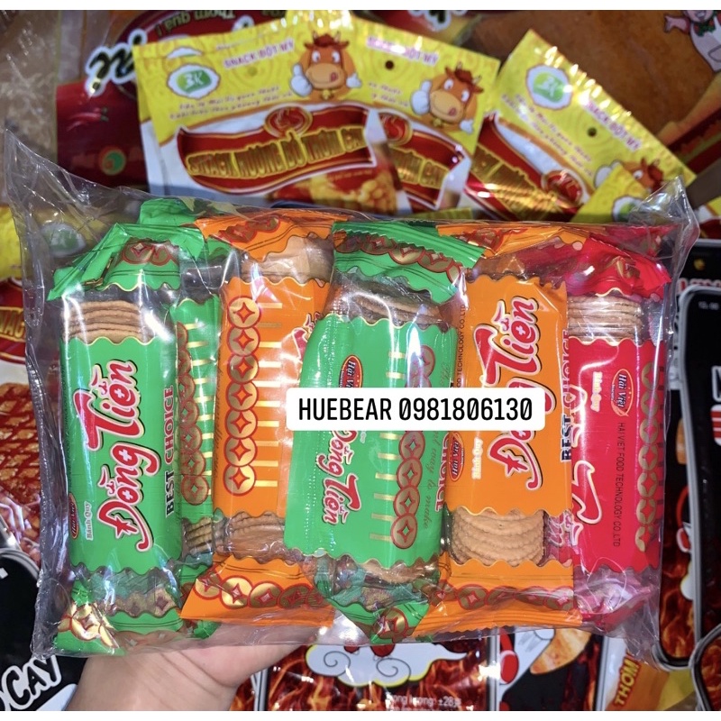 1bịch bánh đồng tiền 10gói nhỏ