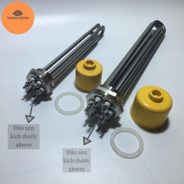 Điện Trở Cục Ren 48mm 58mm Dạng Cục Lục Lăng Đun Nước Đun Dầu 220V 380V