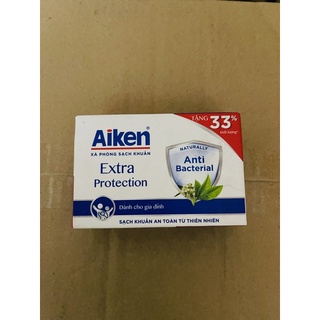 Aiken 120g - Xà bông cục kháng khuẩn cho cả gia đình tặng thêm 33%