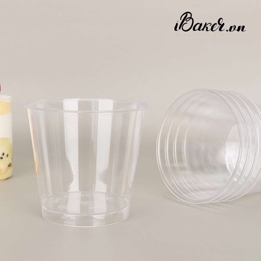 [Set 10, 50] Cốc nhựa Lesbon có nắp 7770 - KHÔNG CHỮ