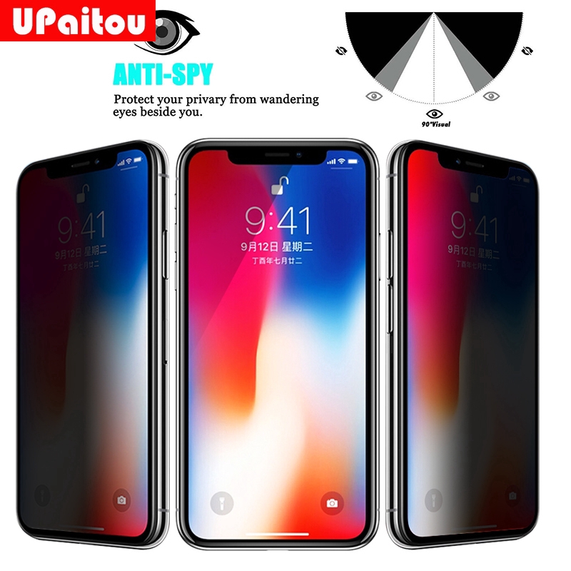 iPhone 13 12 11 Pro Max 7 8 6 6s Plus SE 2020 XS Max X XR 12 Mini Miếng dán màn hình kính cường lực chống nhìn trộm cho