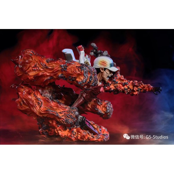 Mô hình One piece Resin chính hãng - Wcf Đô đốc hải quân Akainu, Kizaru, Aokiji - G5 Studio