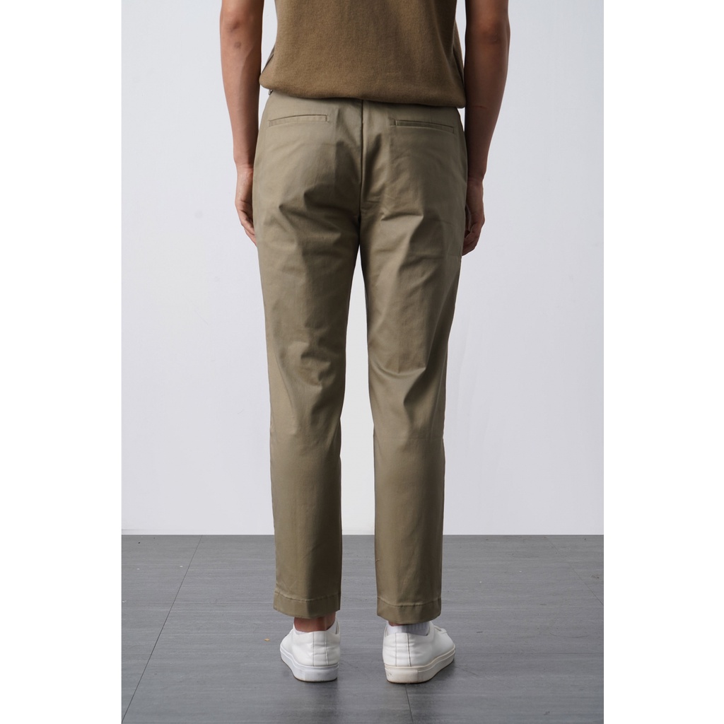 QUẦN KAKI NAM form slim crop nhiều màu có độ co giãn nhẹ - 10F21PCA002C | LA STORE MENSWEAR