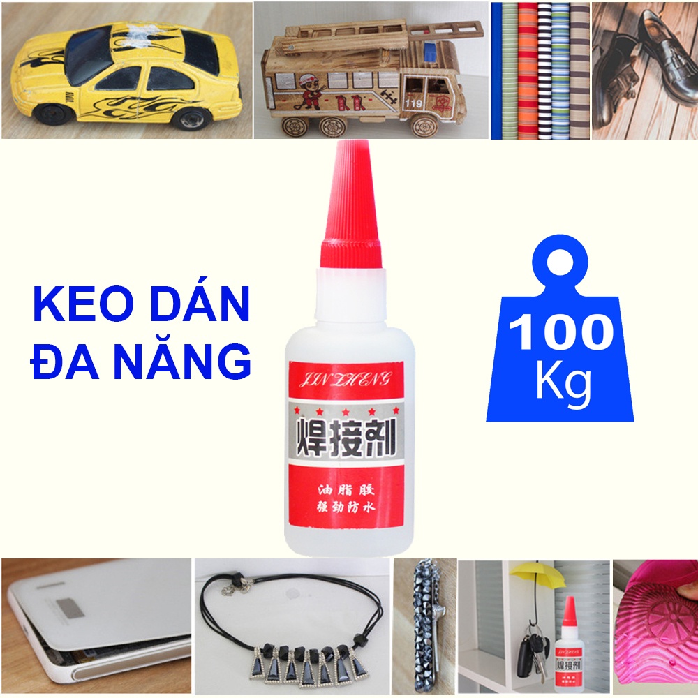 Keo Dán Gỗ - Keo Siêu Dính - Keo Dán Đa Năng - Keo Dán Nhựa - Gắn Gốm Sứ, Gỗ, Kính, Ống Nhựa, Kim Loại - LIMIDI