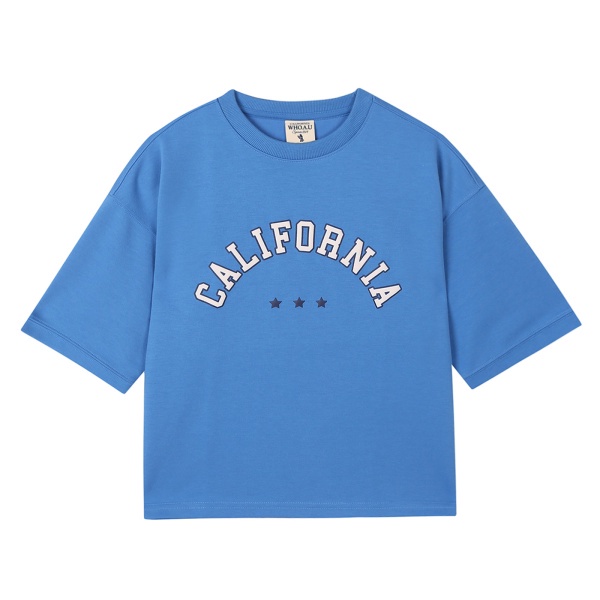 Áo thun WHOAU chữ CALIFORNIA Spirit WHMWB2531F thời trang
