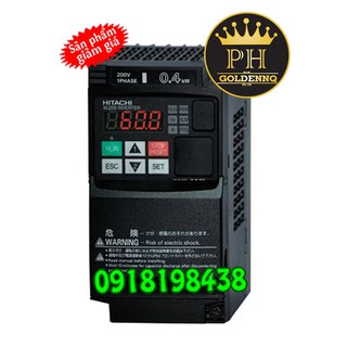 Biến tần hitachi wj200-004lfu 0.4kw 1/2hp 3 pha 220v