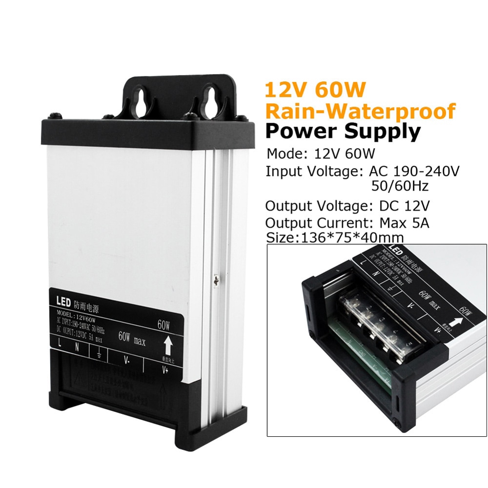 Bộ Chuyển Đổi Nguồn Điện 220v Ac Sang 12v 5a 60w 100w 20a 33a