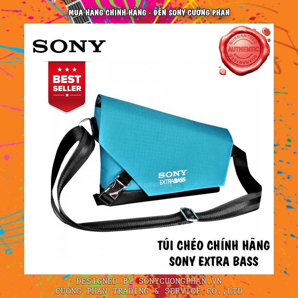 Túi Chéo Sony Extra Bass Màu Xanh - Siêu Cute