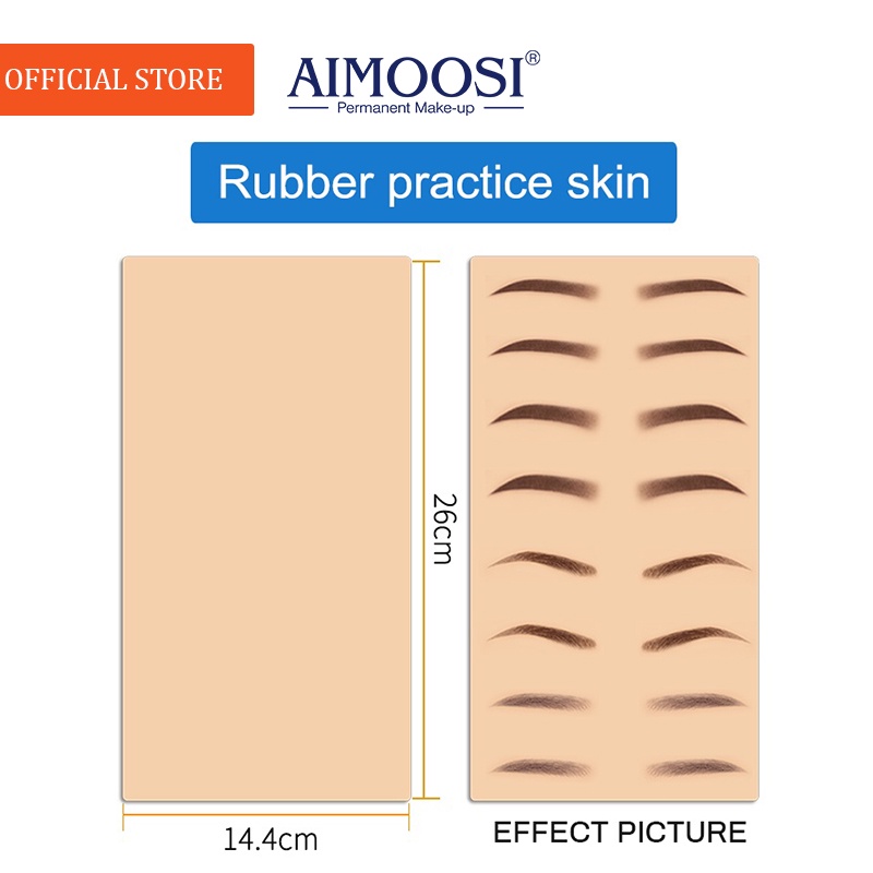 Miếng Da Silicone 3D Dùng Thực Hành Luyện Tập Xăm Chân Mày/Môi