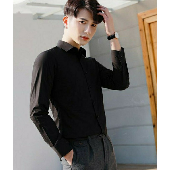 Áo sơ mi nam cổ bẻ dài tay dáng ôm [Cung cấp Sỉ Toàn Quốc] | BigBuy360 - bigbuy360.vn