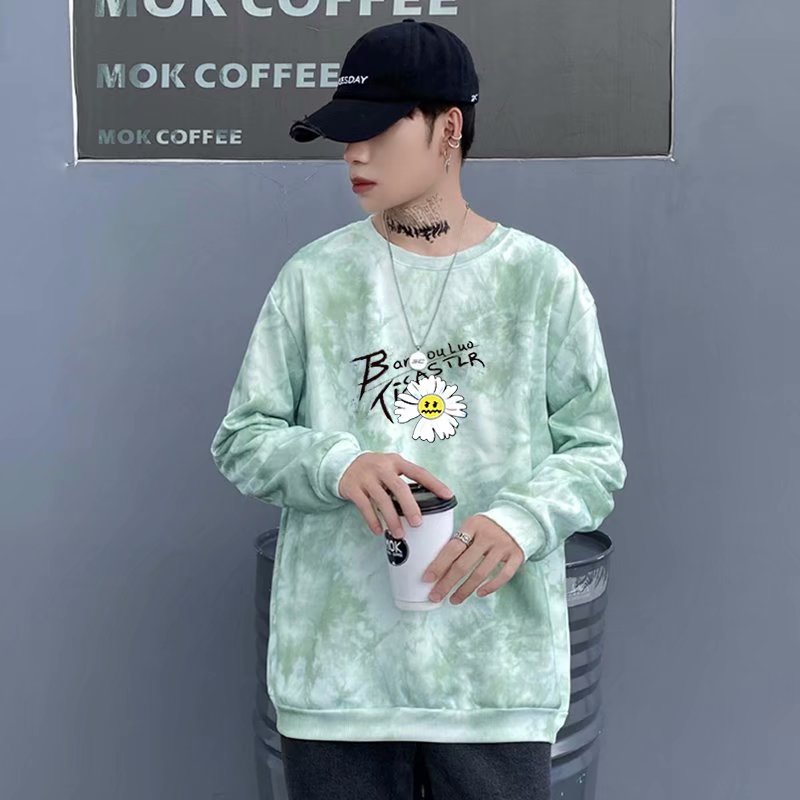 Men's Fashion Long Sleeve T-shirts 4 Colors M-5Xl